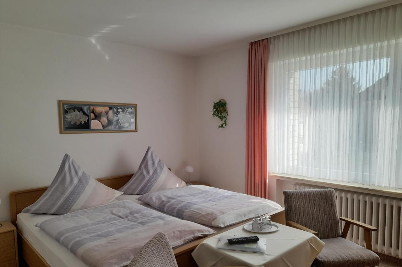 Ferienwohnung Und Gaestezimmer Iburgblick Бад Дрибург Екстериор снимка